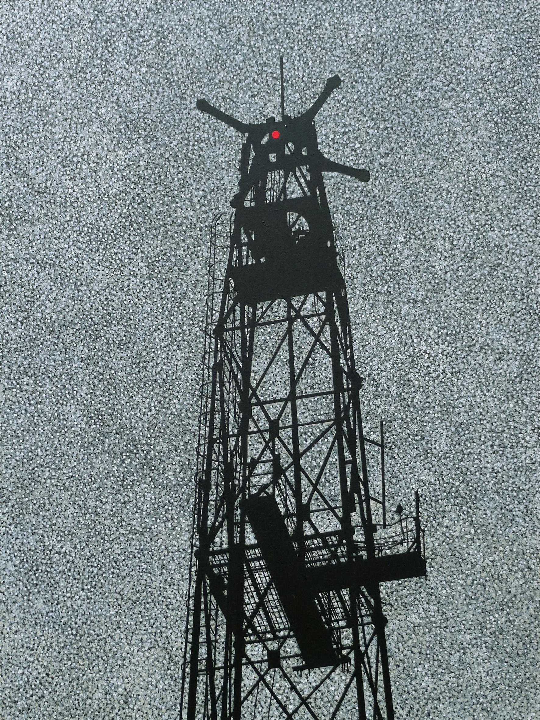 The jammer, 170 cm x 130 cm, acrylic on canvas, 2017