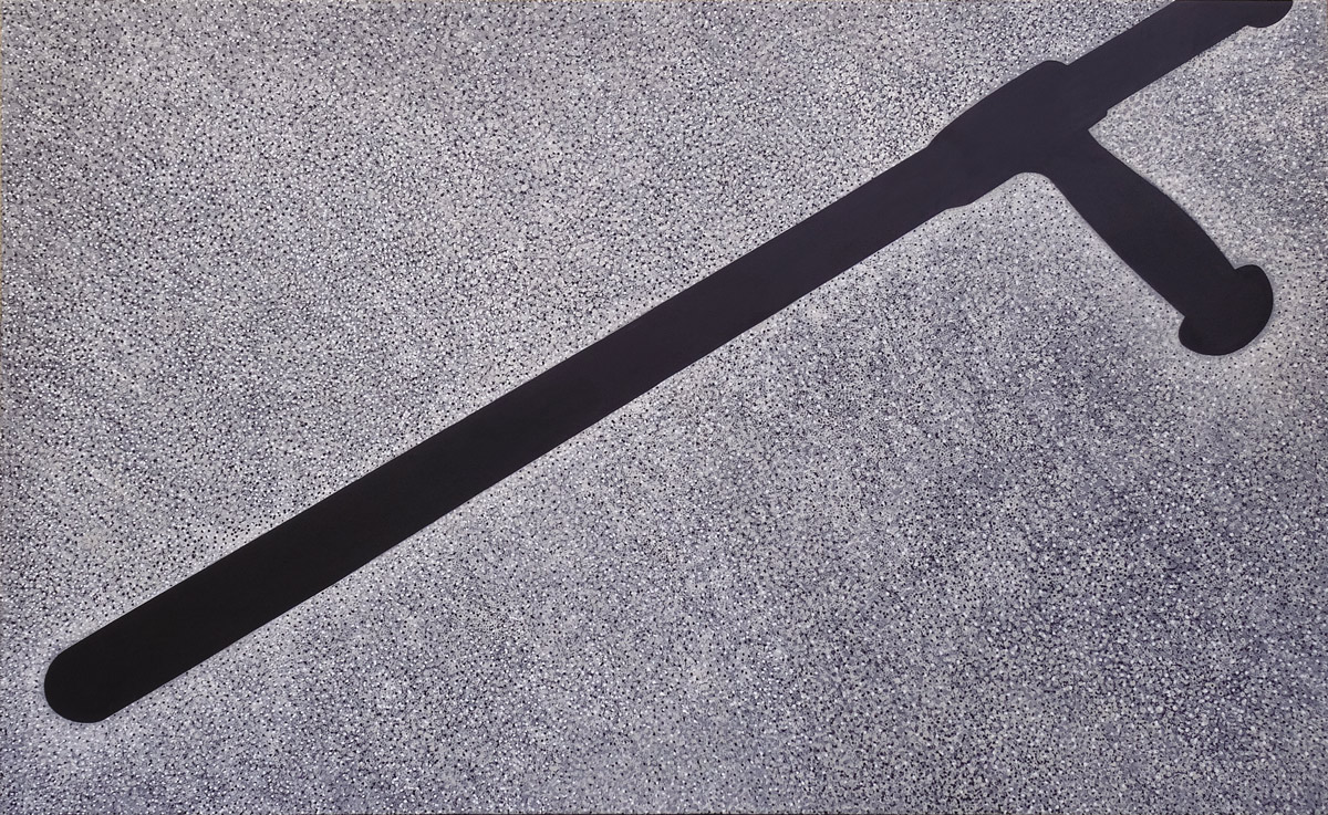 Pała / The Truncheon, 110cm x 180cm, acrylic on canvas, 2015